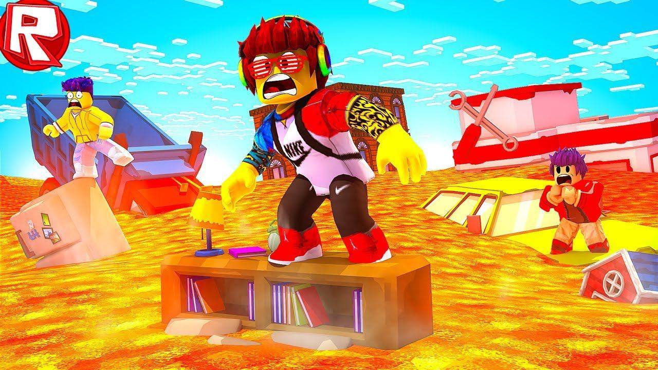 ПОЛ ЭТО ЛАВА В Roblox смотреть онлайн