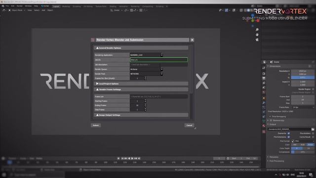 Submitting your job using Blender смотреть онлайн