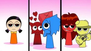 Спрунки встречаются с игроком Squid Game, Спрунки OC ВСЕ фазы - Сборник Incredibox