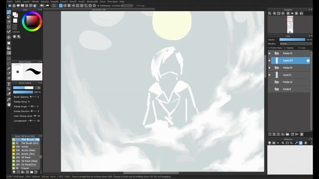 someone who doesn't exist | Speedpaint смотреть онлайн