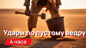 Звуки для соседей - удары по пустому ведру