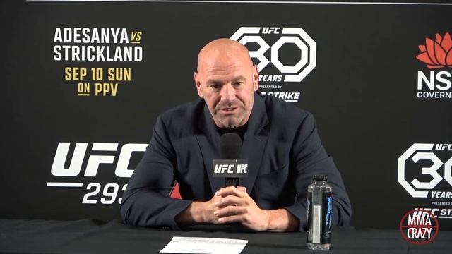 Dana White addresses the use of homophobic slurs by two fighters during UFC 293 смотреть онлайн