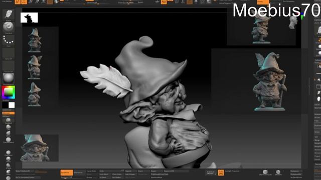 Atelier Zbrush : Gnome Part 2 смотреть онлайн