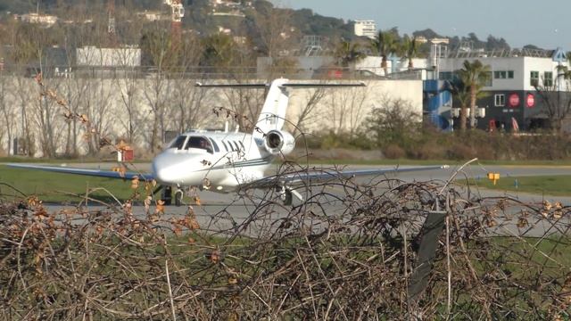 Cessna 525 CitationJet CJ1 | Private Owner | F-GTRY | Taking-off From Cannes [4K]