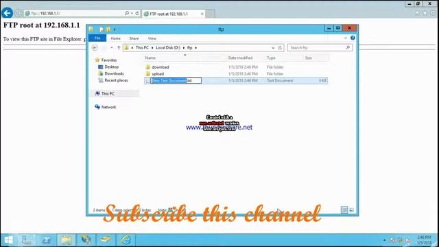 Ftp server configuration in Windows server 2012 in Hindi смотреть онлайн