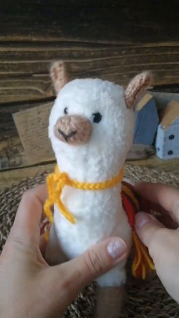 мягкая вязаная игрушка альпака #длядетей #альпака #игрушка #развивающие смотреть онлайн
