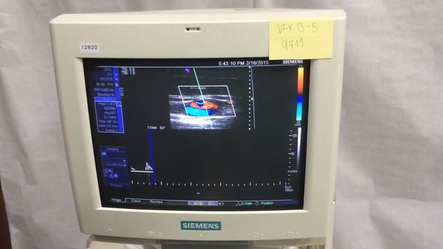 Used VFX13-5 Linear Probe tested in Siemens Sonoline Antares.MOV смотреть онлайн