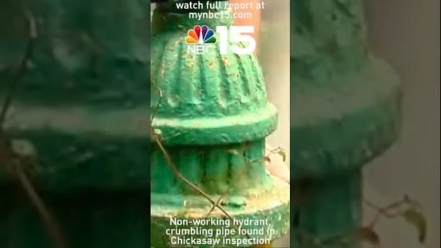 Non-working hydrant, crumbling pipe found in Chickasaw inspection смотреть онлайн