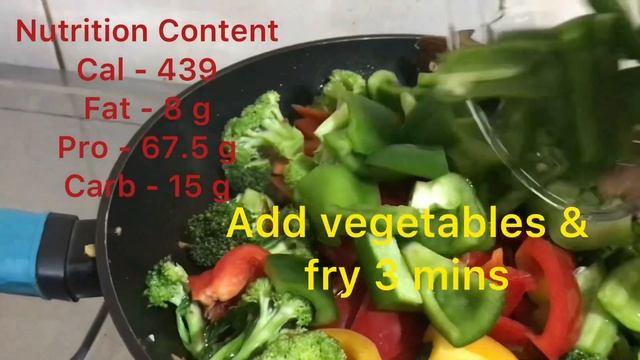 Chicken Vegetable Stir Fry l Broccoli Carrot Capsicum Chicken Stir Fry смотреть онлайн