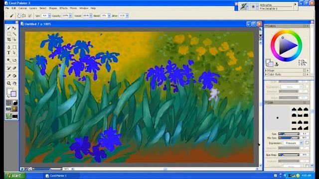 Nghệ Thuật Hội Họa - Hoa Diên Vỹ 02 смотреть онлайн