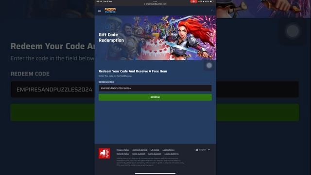 Empires & Puzzles Gift 🎁 Redemption Code & Link in Description : Go & Collect IT❗️ смотреть онлайн