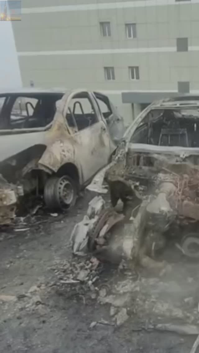 Жесть! 22 автомобиля сгорели на автостоянке во Владивостоке. смотреть онлайн