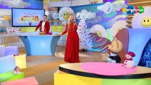 Олеся Евстигнеева в передаче "С добрым утром, малыши!" (т/к "Карусель", 09.01.2017)
