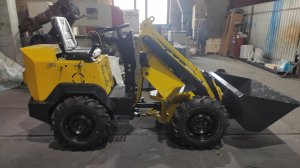 Самодельный минипогрузчик 4х4 полный привод.