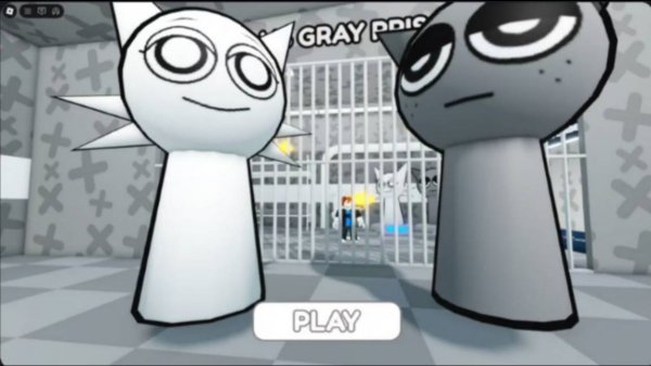 WENDA ПРОТИВ GRAY СПРУНКИ(SPRUNKI) PRISON RUN! Obby в РОБЛОКС