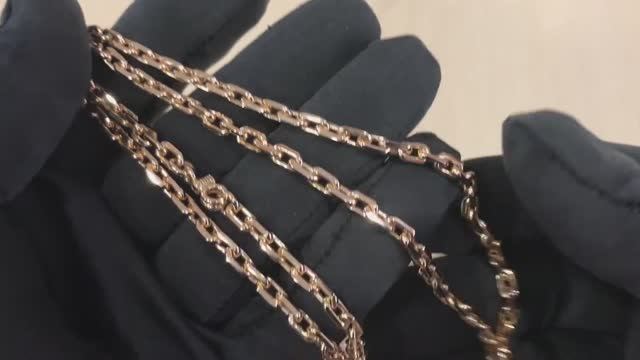 Золотая якорная цепочка 55 см 37 грамм с замком бабочка смотреть онлайн