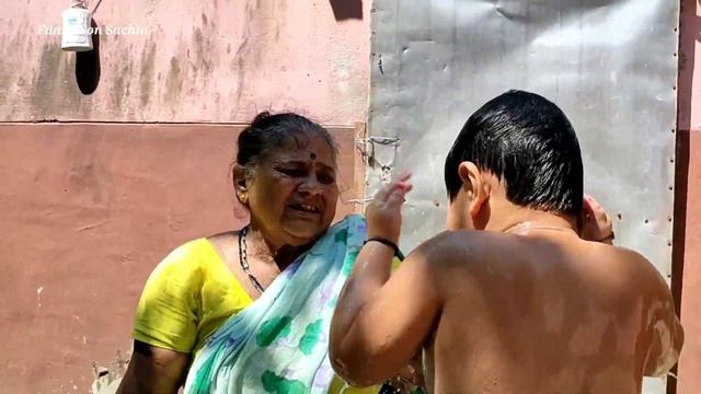 Cute Boy Bathing video || Village Boy life || Cow sounds Moo || Village Baby Bathing video || #cow смотреть онлайн