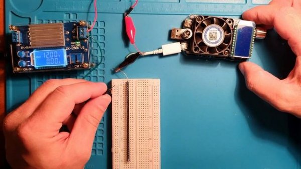 Электронная нагрузка XY-KZ35 режим F35 (настройка, калибровка) electronic load KZ-35 mode F35