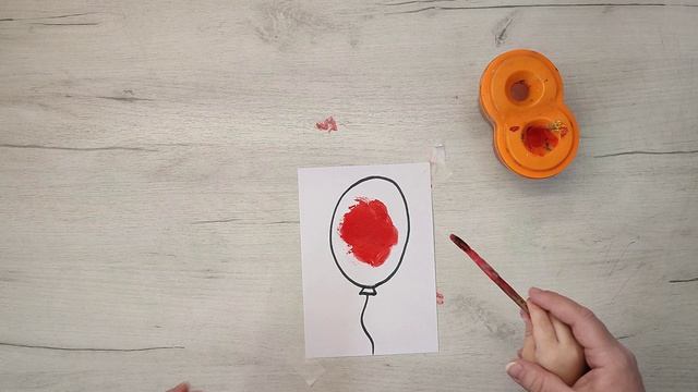 Саша рисует шар #Развитиеребенка