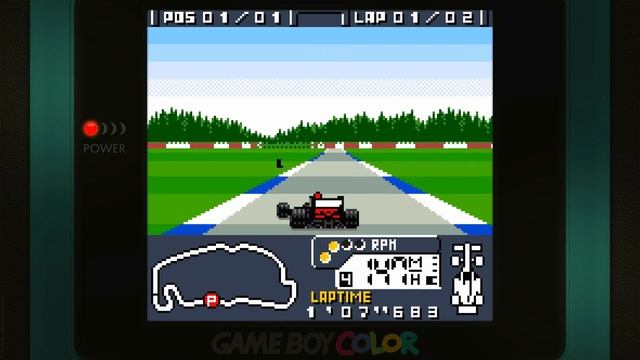 F-1 World Grand Prix RD.11 German GP Time Trial / Skill Rookie Nintendo Game Boy Color Emulated смотреть онлайн