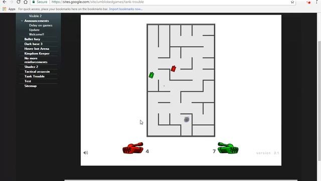 tank trouble colin (red) vs whatisupdoq (green) смотреть онлайн