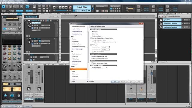 Cakewalk Sonar X3. Les. 11. Midi recording смотреть онлайн