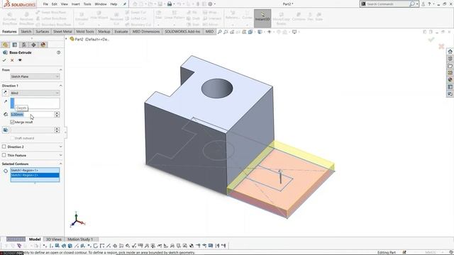 SOLIDWORKS TUTORIAL | PART DESIGN | MODEL-06 | TAMIL | KALIRU смотреть онлайн