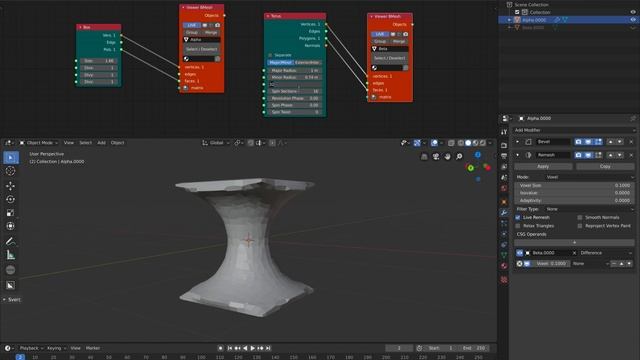 BSLIVE First Look at Voxel Remesher Modifier (Blender 2.81 Alpha) смотреть онлайн
