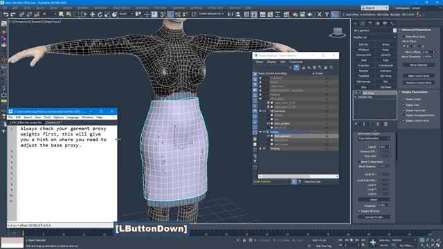 Skirt From Marvelous Designer - Skinning Tricks Using 3ds Max смотреть онлайн