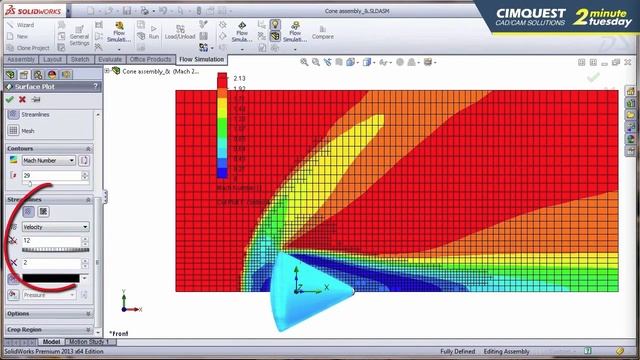 Streamline Algorithm in Flow Simulation 2 Minute Tuesday - What's New in SolidWorks 2013 by Cimques смотреть онлайн