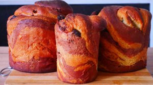 Пасхальный ХИТ! 💯 Мраморный Кулич Краффин - Ваниль, Шоколад и Финики! Легкий Рецепт