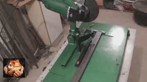 Самодельная стойка для болгарки. Отрезной станок в мастерскую.