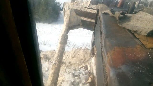 ДТ 75 на расчистке опила. смотреть онлайн