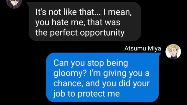 Haikyuu text's (A new bodyguard?) Sakuatsu part 4/? смотреть онлайн