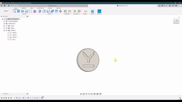 Fusion360 Tutorial #1 | How to model a Fidget Spinner for 3D Printing in Fusion 360 смотреть онлайн