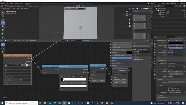 Blender Tutorial- creating displacement mape using single image ( base color) смотреть онлайн