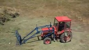 Самодельный кун на Т-25.avi