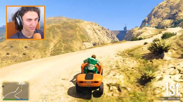 EXTREME UNDERWATER RACE! (GTA 5 Funny Moments) смотреть онлайн