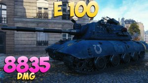 E 100 - 3 Фрагов 8.8K Урона - Монументальный! - Мир Танков