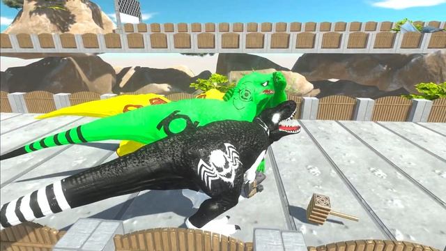 Marvel & Dc Jurassic World Evolution 2 Trex Superhero Vs Sinoceratops Race Championship смотреть онлайн