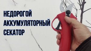Секатор аккумуляторный, Обзор