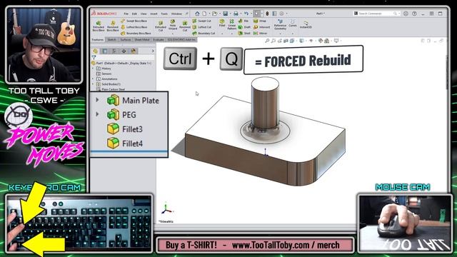 CTRL+Q vs SOLIDWORKS rebuild– What’s the Difference? смотреть онлайн