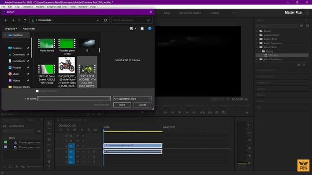 How to Remove Green Screen (Ultra Key) in Adobe Premiere Pro смотреть онлайн