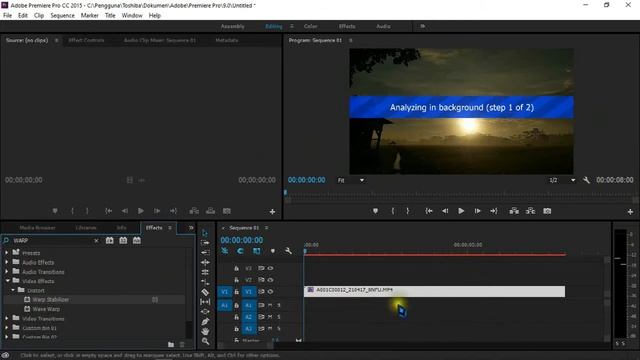 TUTORIAL WARP STABILIZER | ADOBE PREMIERE PRO | смотреть онлайн