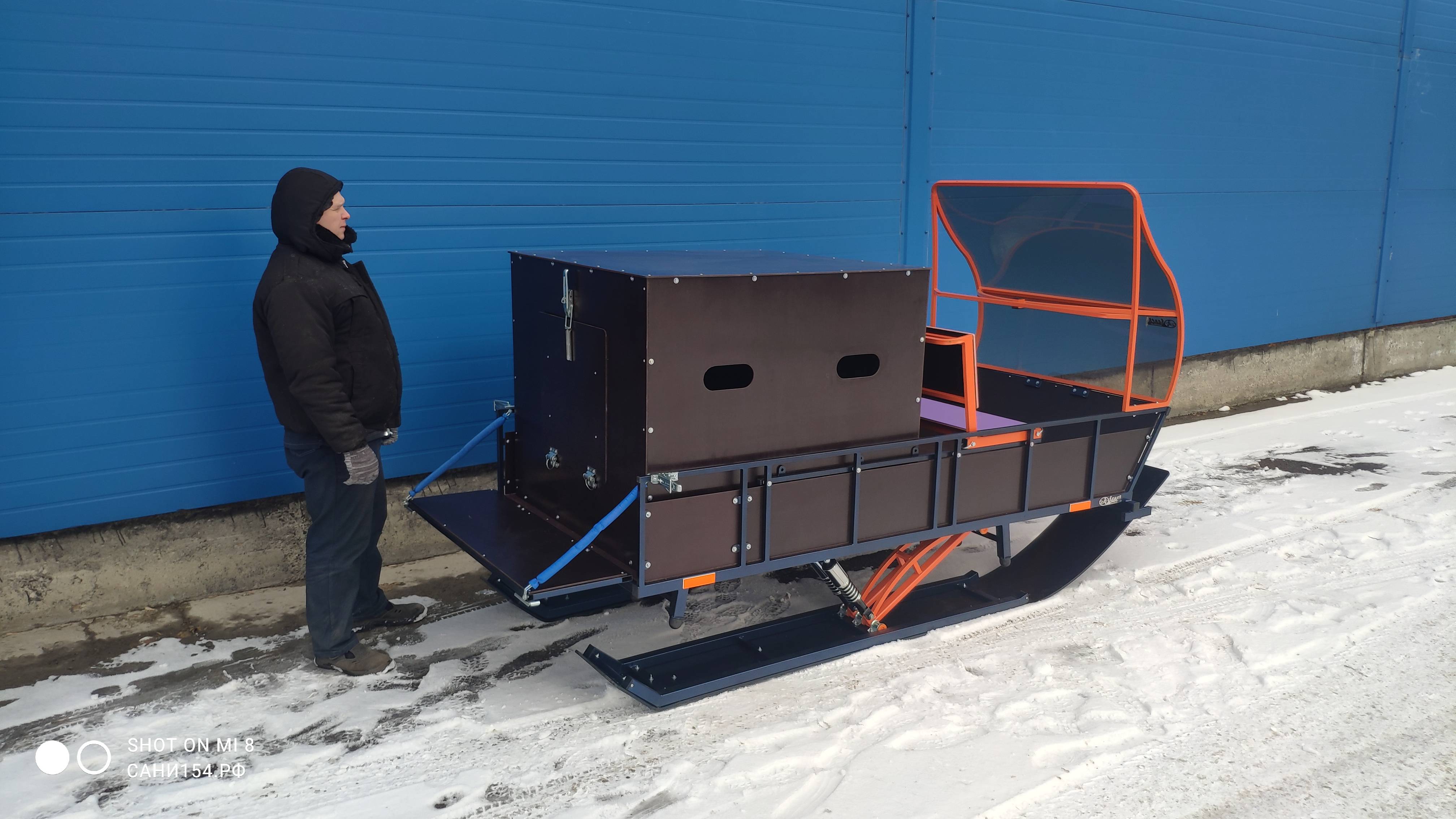 Сани "ВАНЁК - 470" грузопассажирские. смотреть онлайн