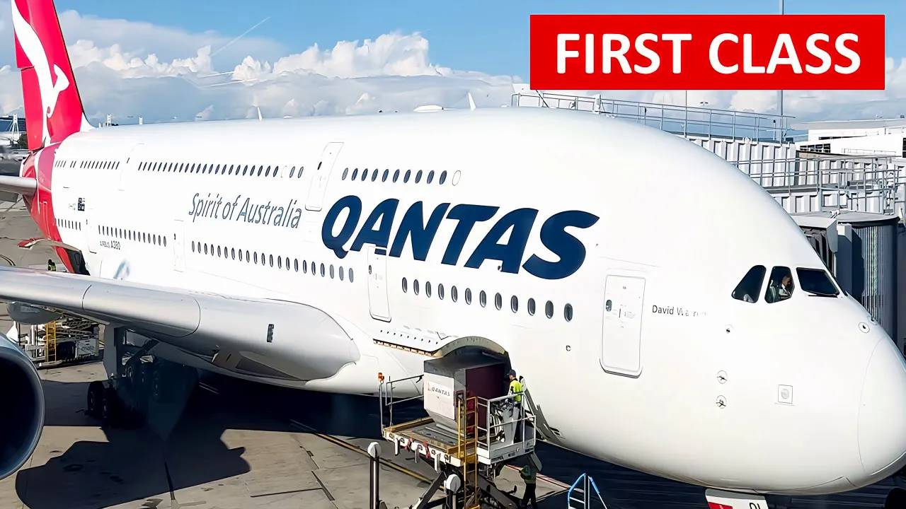 Qantas A380 First Class from Sydney to Singapore ｜ Full Flight Experience & Lounge смотреть онлайн
