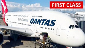 Qantas A380 First Class from Sydney to Singapore ｜ Full Flight Experience & Lounge