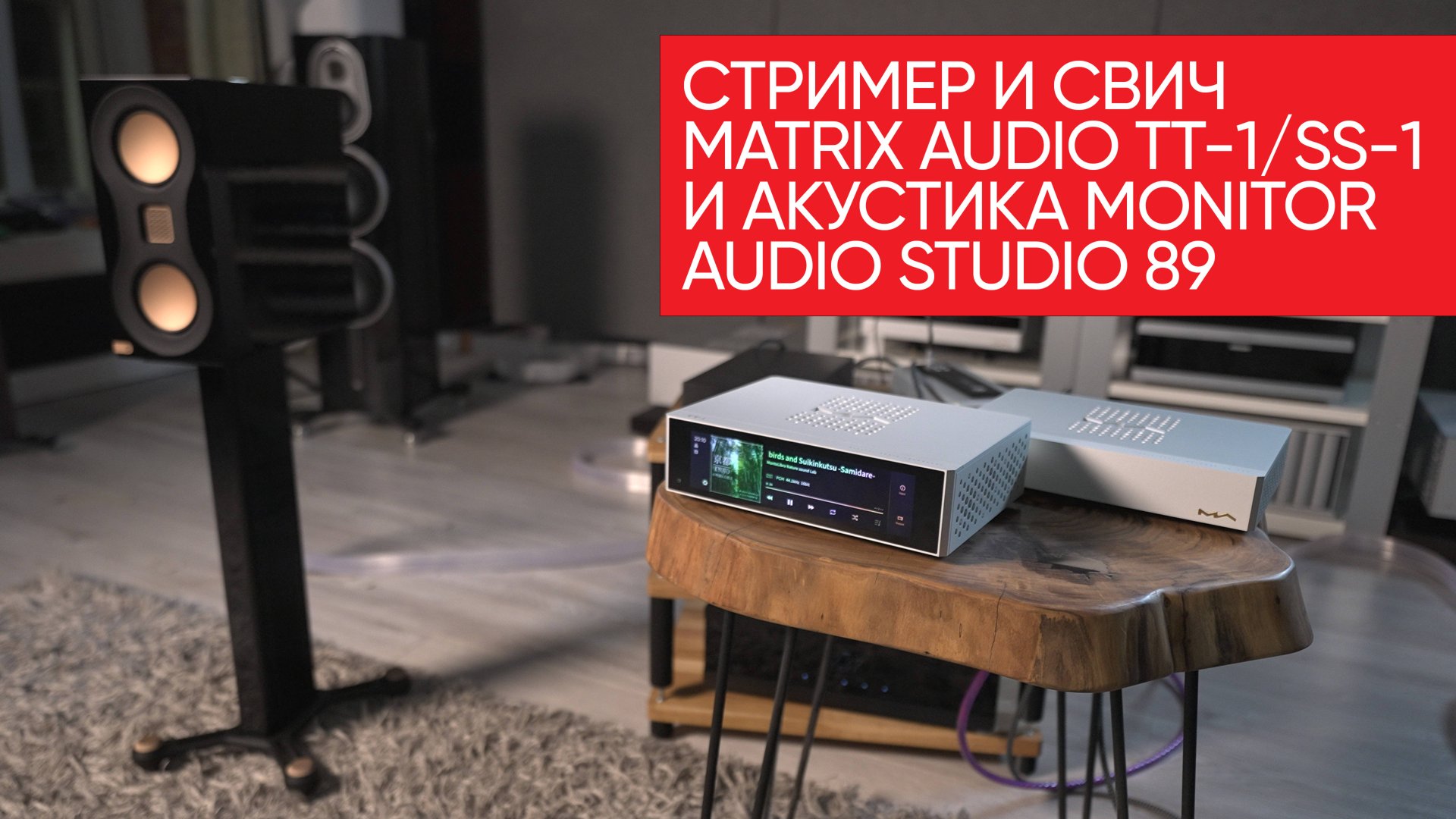 Срочно в кассу! Стример и свич Matrix Audio ТТ-1/SS-1 и акустика Monitor Audio Studio 89 смотреть онлайн