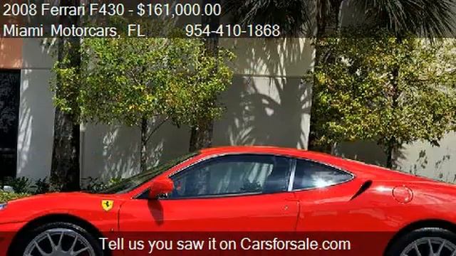 2008 Ferrari F430 Coupe - for sale in ROYAL PALM BEACH, FL 3 смотреть онлайн