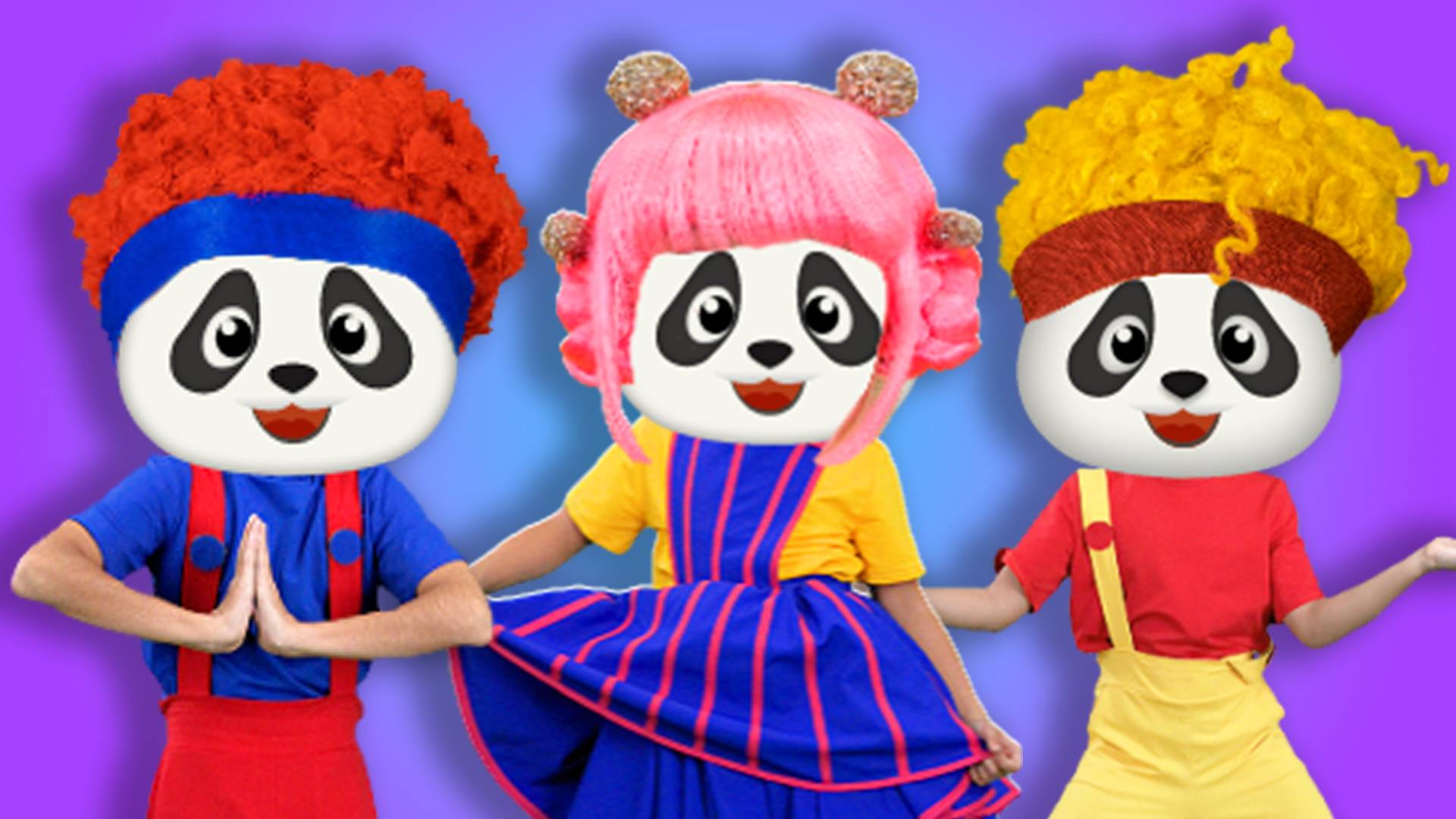Танец Панды (С мини героями) | D Billions Детские Песни смотреть онлайн
